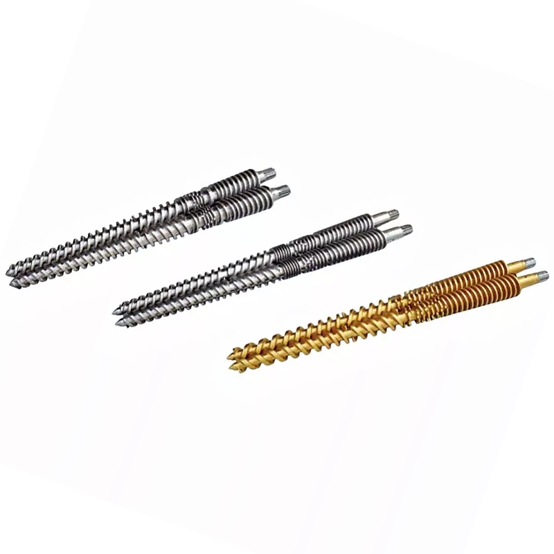 맞물리지 않는 원추형 트윈 스크류